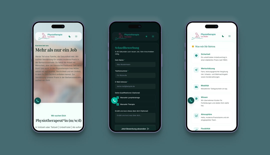 Mobile Recruiting Page
