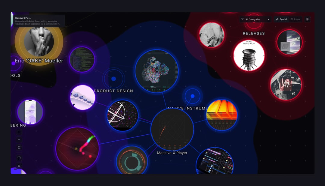 The Gravity Well Interface - Light Theme